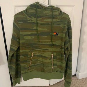 Aviator Nation Ninja Pullover - Camouflage Size Small